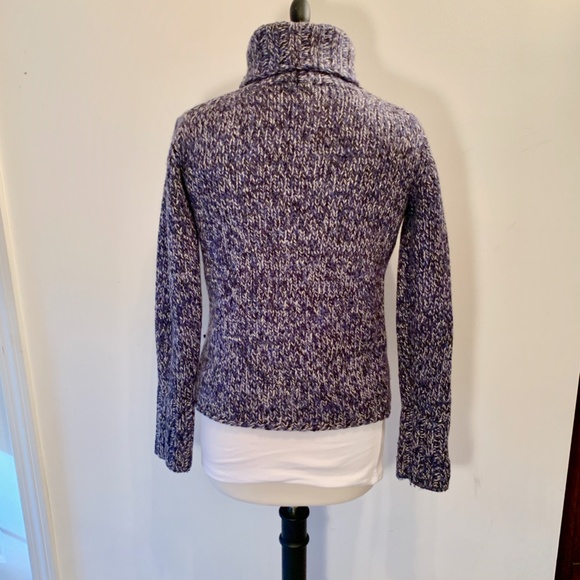 Gap Blue Chunky Turtleneck, M - Picture 3 of 6
